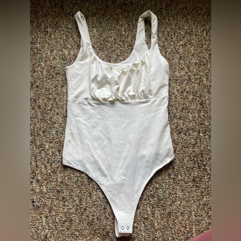 White Abercrombie Bodysuit